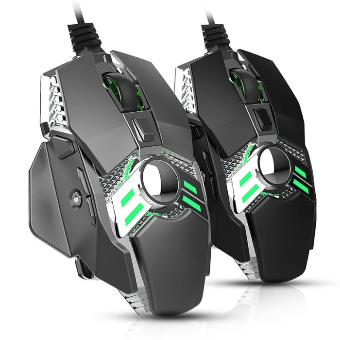 Проводная игровая мышь 6400 dpi 7Key программируемые геймерские мыши с подсветкой для портативных ПК S888