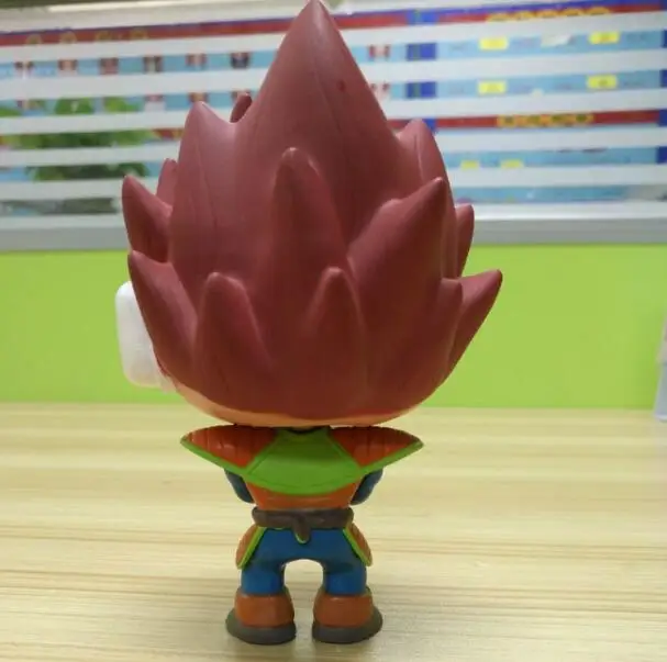 Pop Dragon Ball Z Planet Arlia VEGETA 10# Exclusive Vinyl Figure Dolls Cartoon decoration PVC Toys kids birthday Christmas gift