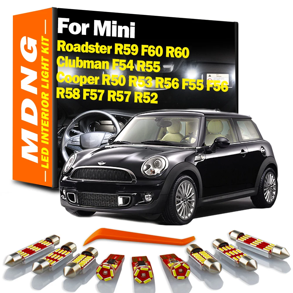 MDNG Canbus Car LED Interior Light Kit For Mini Roadster R59 F60 R60 ...