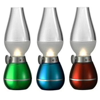 

Nostalgia LED Dimming Control Lamp Kerosene Blowing Creative Nightlight Antique Kerosene LampTable Lamp LED Desk Night Light
