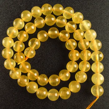 

1Strand Natural Yellow Calcite Round Loose Bead 15.5" 8mm
