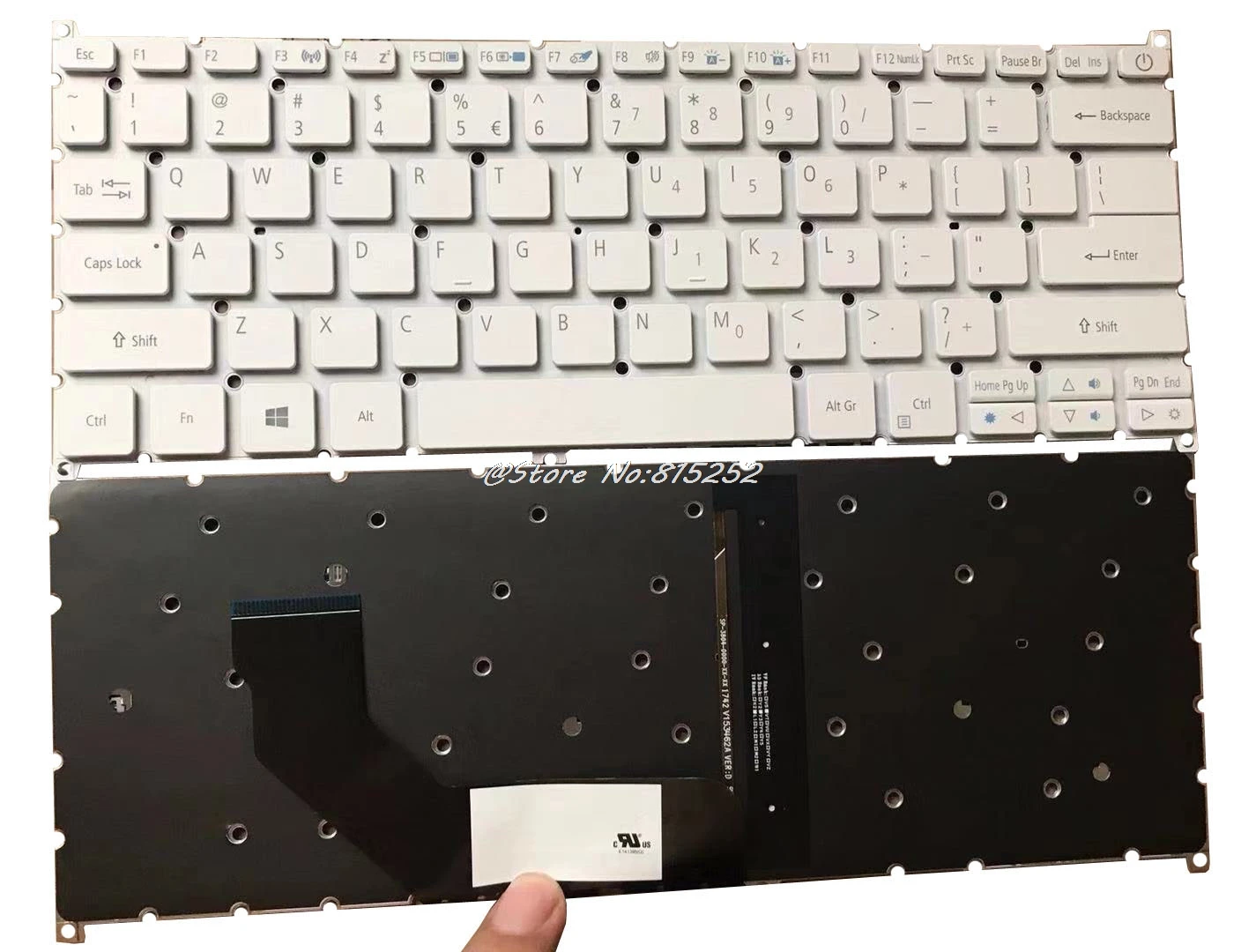 Клавиатура с подсветкой для ACER Swift 3 SF514 SF314 52 52G 53G S30 20 SF113 31 SF5 VX15 V153402CS на английском