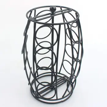 

2Pcs Rotating Capsule Coffee Capsule Tower Large K-cup Display Stand Rack Pod Holder Holds 20 K-Cup Coffee Carousel Accessories