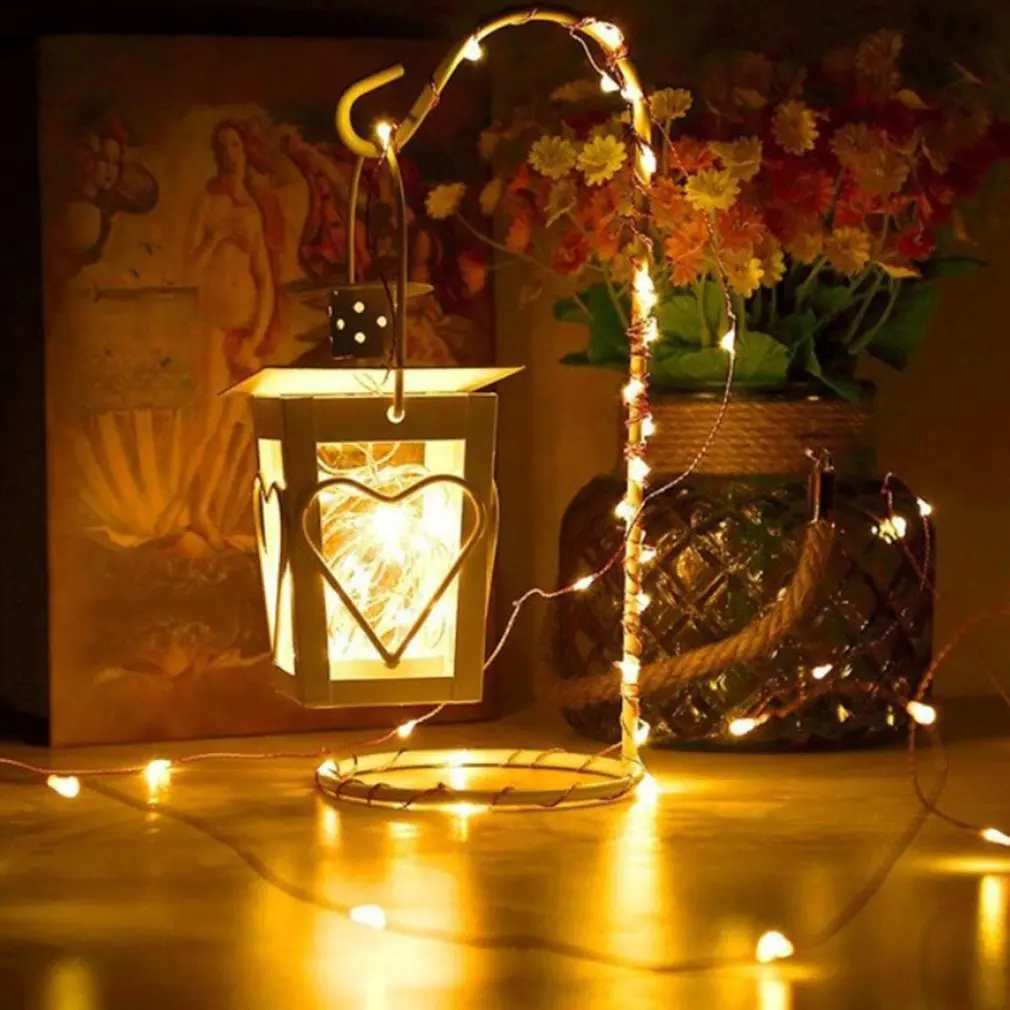 Светодиодный светильник 10m100 светильник 5v Usb источник питания наружный Рождественский Свадебный модный