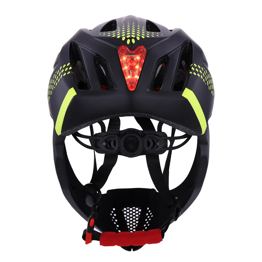 Светодиодный детский красный шлем для бездорожья, горного велосипеда, детский спортивный шлем с защитой для катания на коньках