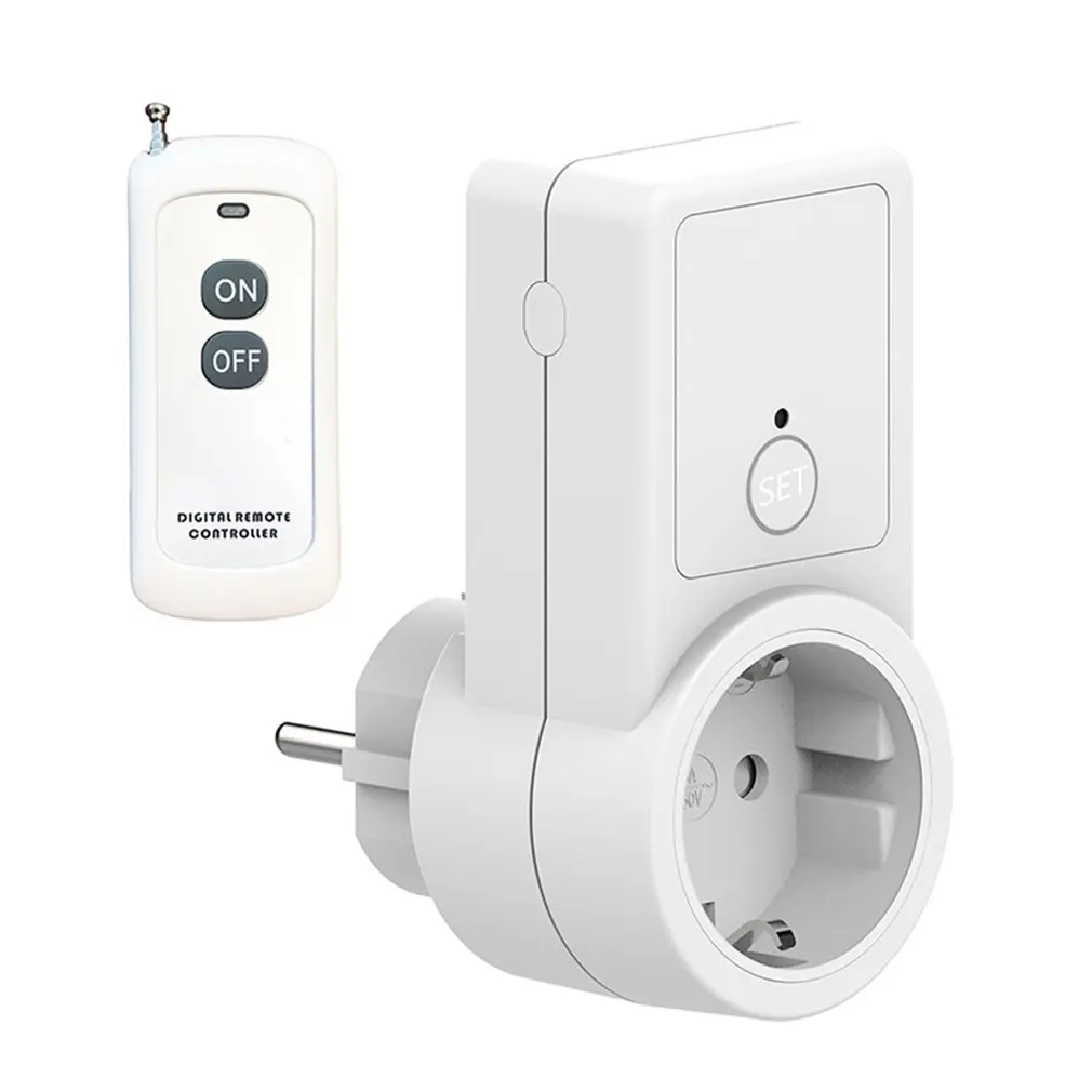 Универсальная розетка питания Mini Smart EU RF 433 МГц беспроводной пульт дистанционного