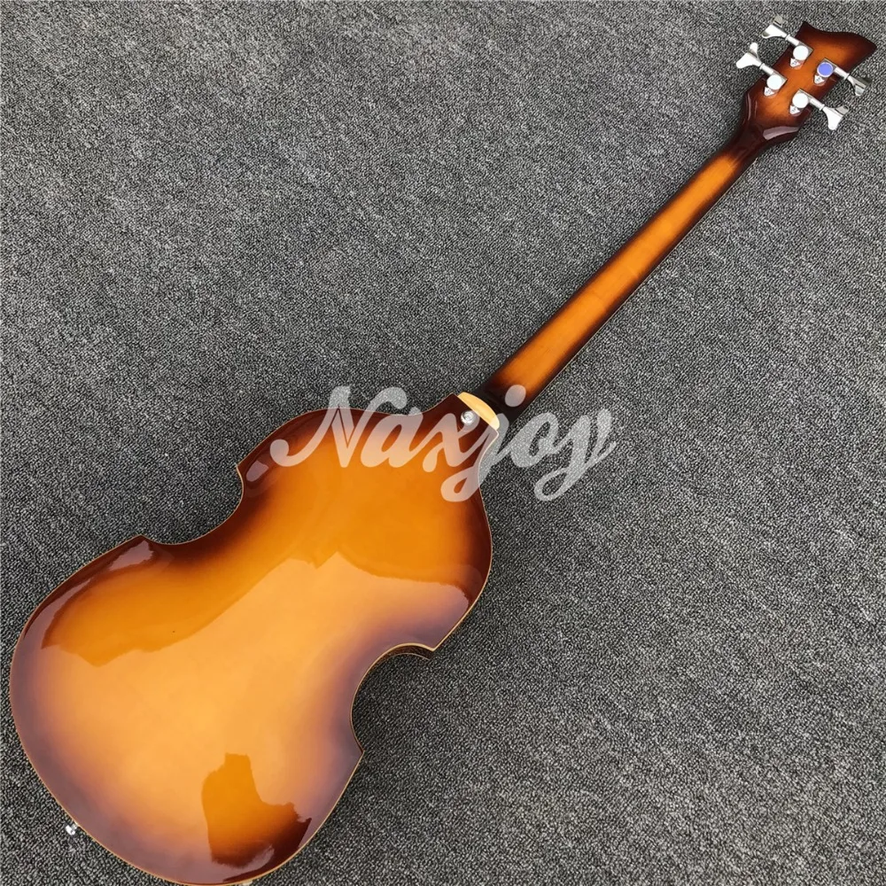 Закат Hofner Скрипка 4 струны электрическая бас гитара BB2 значок серии Hofner клен Винтаж CT бас