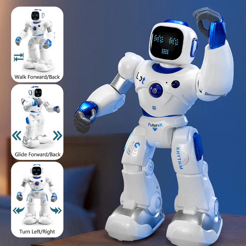 APP Control 2.4GHz Dual Mode Programming Demo RC Robot Walk/Glide Switch Touch Sensing Voice Record Singing Dance Puzzle RC Toys, robot dance toys,robot toy,remote control dog toy,remote control robot toy