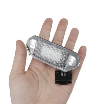 

Left+Right LED License Plate Light For Golf MK3 Skoda Octa Car Durable