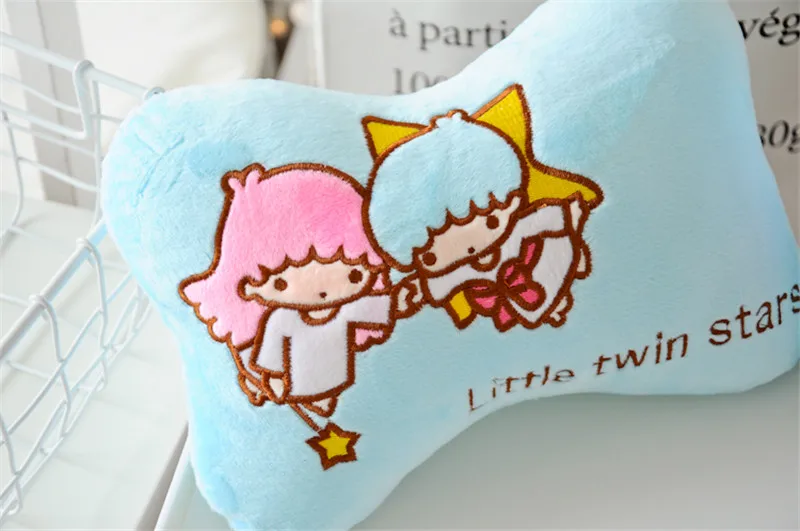 Мультфильм Cinnamoroll Собака Мелодия сиденье обивка ремней милые маленькие Две звезды автомобиль плечевой протектор pad автомобильный ремень безопасности чехлы - Цвет: 1pc
