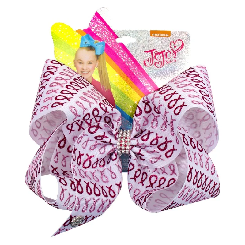 " Jojo банты для девочек/Jojo Siwa большой Русалочка печатных волос банты для девочек с зажимами бант ручной работы аксессуары для волос