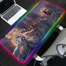 Aliexpress - RGB Yuanshen HD picture Best-selling hot-selling game accessories LED mouse pad essential keyboard pad for gamers