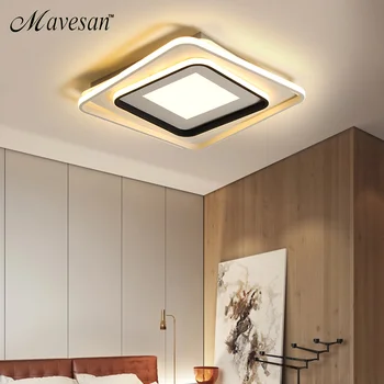 

White Led Ceiling Lamp Modern Led Ceiling Lights For Livingroom Bedroom Study Room Home Deco Remote dimming Ceiling Lamp Fixture