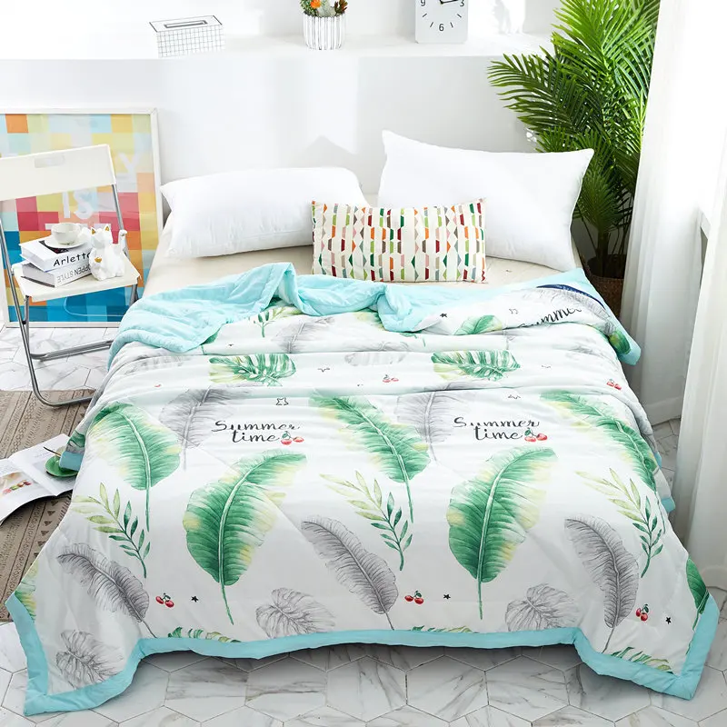 Popular summer washed cotton quilt quilted air conditioning quilt cool quilt thin quilt