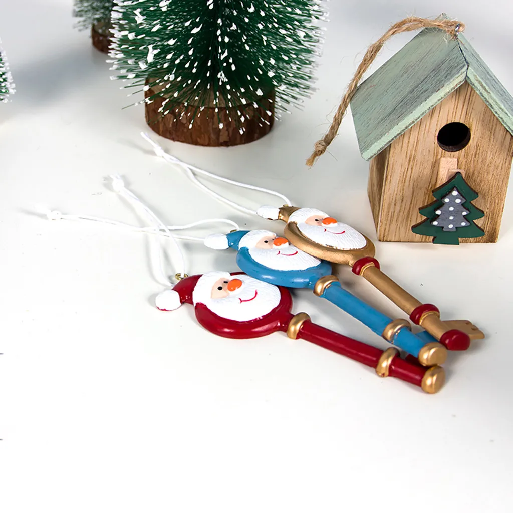 Mini Cute Christmas Decoration Christmas Ornaments Wrought Iron Home Decoration Noel Natale Kerst Adornos de Navidad Natal#jink