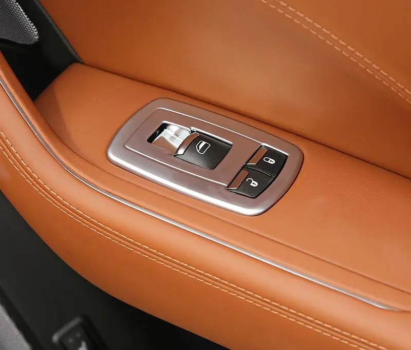 4 шт. для Maserati Levante- ABS Chome Кнопка Подъема Окна крышка отделка авто аксессуары автостайлинг