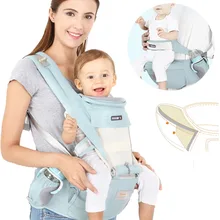 Эргономичная Сумка-переноска для младенцев, хлопок, дышащая, новая сумка-переноска для младенцев, поясной стул, слинг кенгуру для ребенка, путешествия 0-36 м