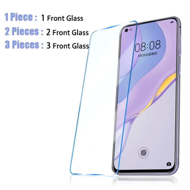 3Pcs! Tempered Glass for Huawei Y6 2017 Y9 Prime 2019 Y5 Y7 Y8 2018 Pro 2015 Toughed Protector P30 Lite 40 P20 | Мобильные телефоны