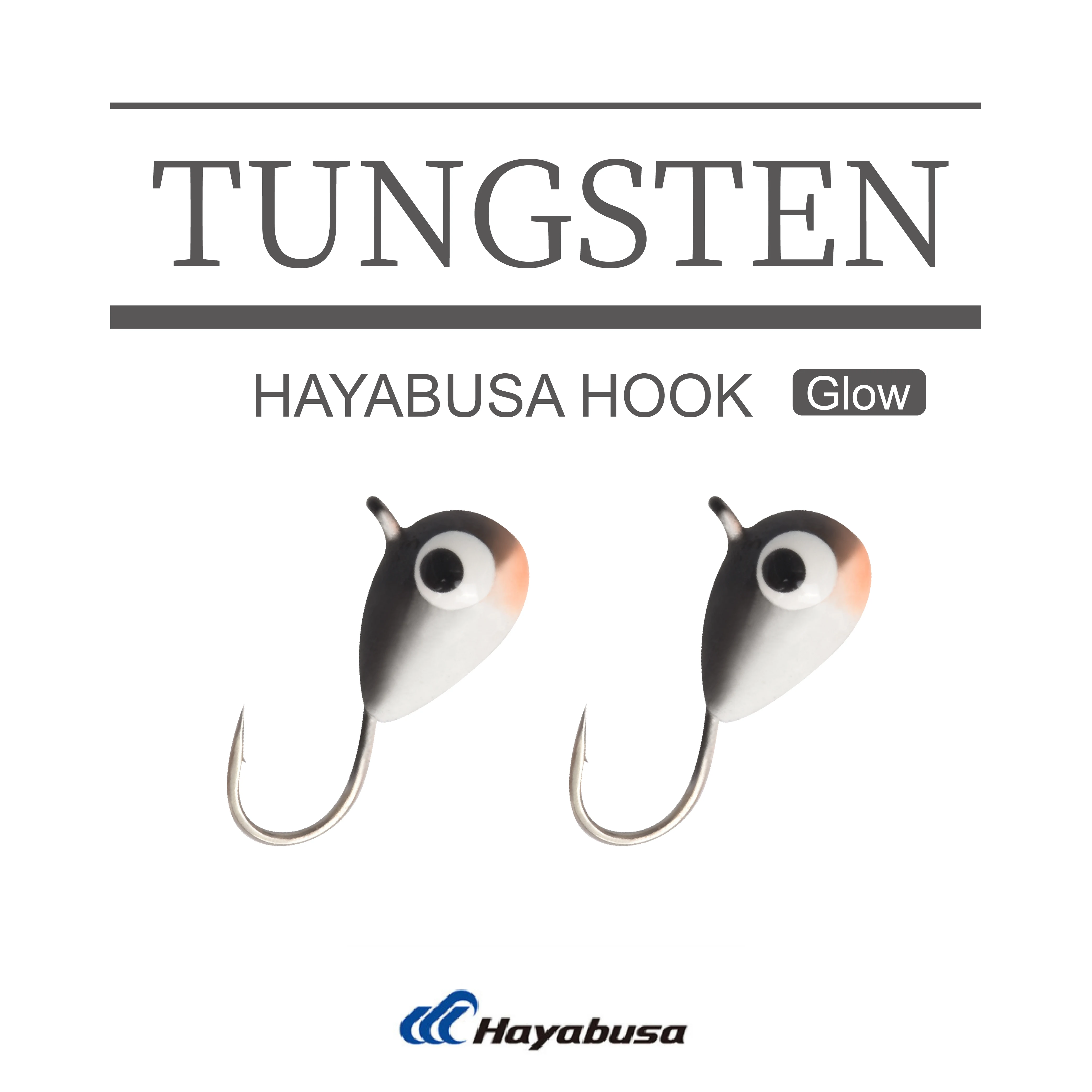 MUUNN 10pc 0.5g-1.85g Multicolor Glow Tungsten Ice Fishing Jig Head,3.2mm/4mm/5mm,Hayabusa Hook Winter Ice Fishing Bait