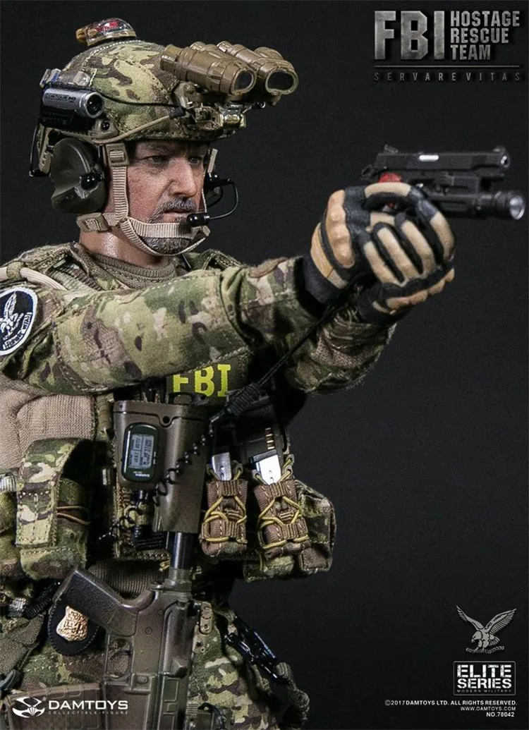 DAMTOYS 78042 1/6 FBI HRT агент захвата Спасательная команда Коллекционная фигурка