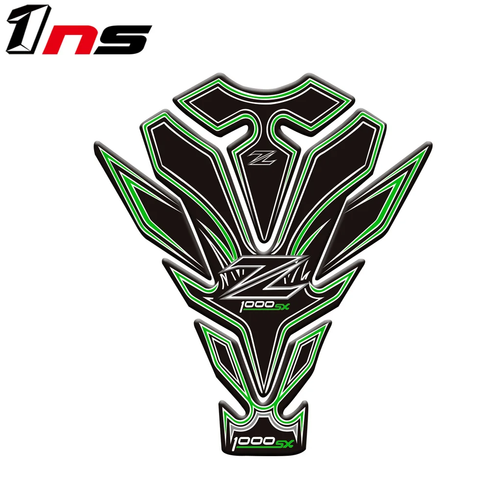 Для Kawasaki Z1000SX Z 1000SX Fishbone защитные наклейки для мотоциклов 3D наклейка эмблема защита Танк Pad Cas