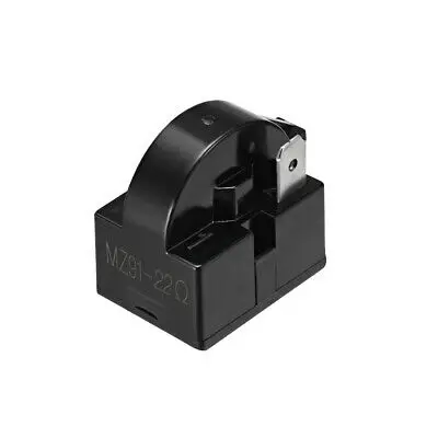 

22 Ohm 1 Pin Refrigerator PTC Starter Relay Black