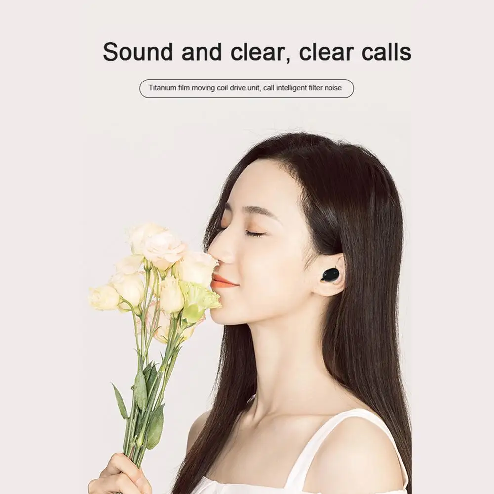 Наушники M1 TWS Bluetooth 5 0 настоящие Беспроводные наушники с микрофоном гарнитура