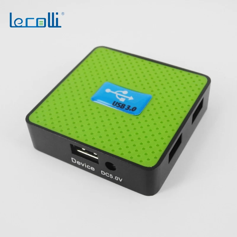 

Fast Charging Hub 4 Port Usb3.0hub Metal Case Texture Strong Hub Usb Splitter Usbhub Hub Usb3.0hub Do Large Current 900mA