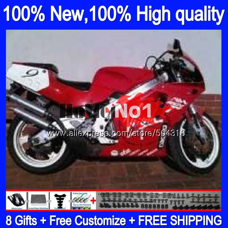 Корпус для SUZUKI SAPC VJ21 RGV250 RGVT250 VJ 21 женская обувь из блестящей Красной 40MC. 78 RGV-250 VJ22 RGV 250 1988 1989 1990 1991 88 89 90 91 обтекатель - Цвет: No. 1