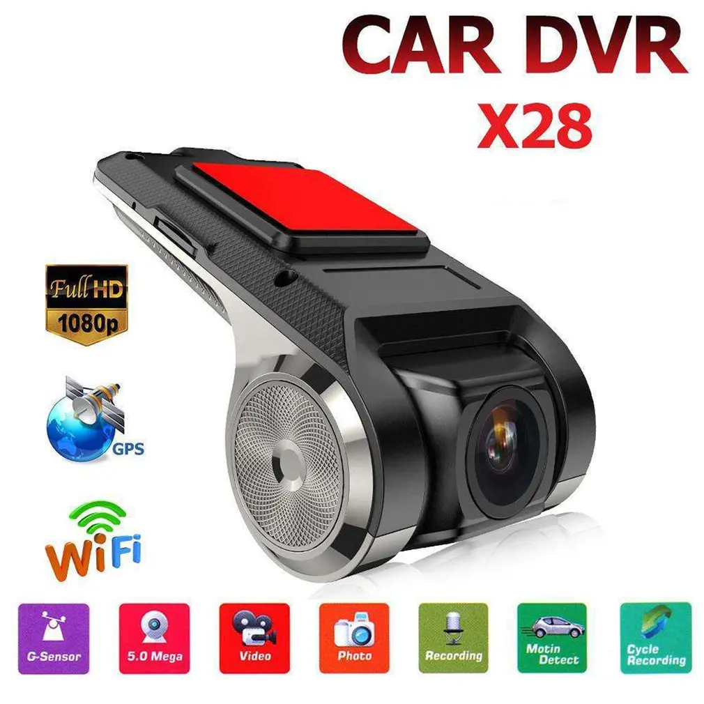 1080P 150 градусов Dash Cam Автомобильный видеорегистратор камера рекордер WiFi ADAS g-сенсор Видео Авто рекордер Dash камера
