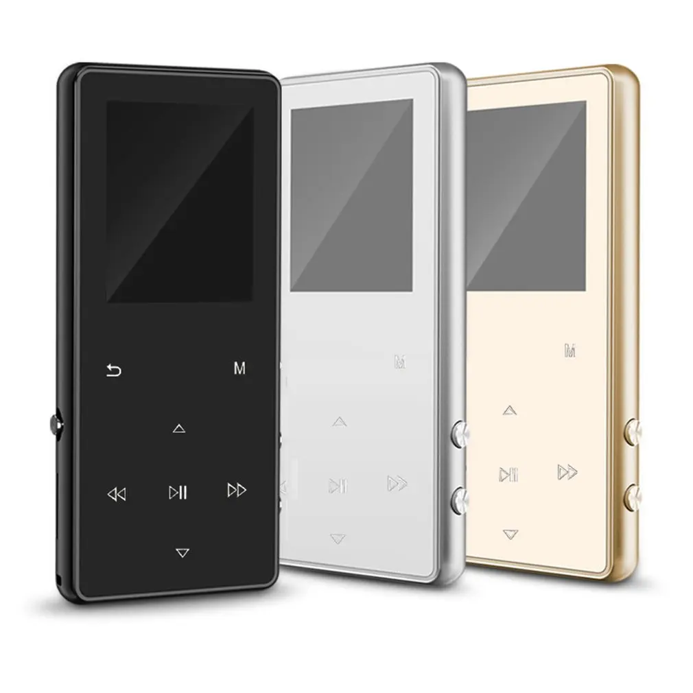 Роскошный Металлический MP4 плеер Bluetooth плеер портативный тонкий MP3 MP4 медиа 1,8 дюймов 8 ГБ/16 Гб музыкальный плеер подарок FM Hi-Fi Walkman