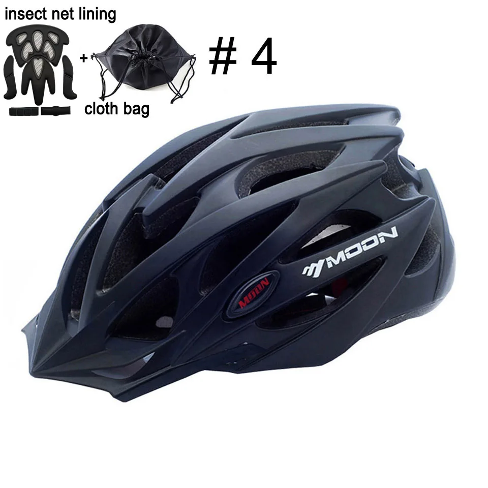 MOON велосипедный шлем In-mold велосипедный шлем ультралегкий цельный дорожный горный велосипедный шлем 52-64 см - Цвет: Upgrade Color 4