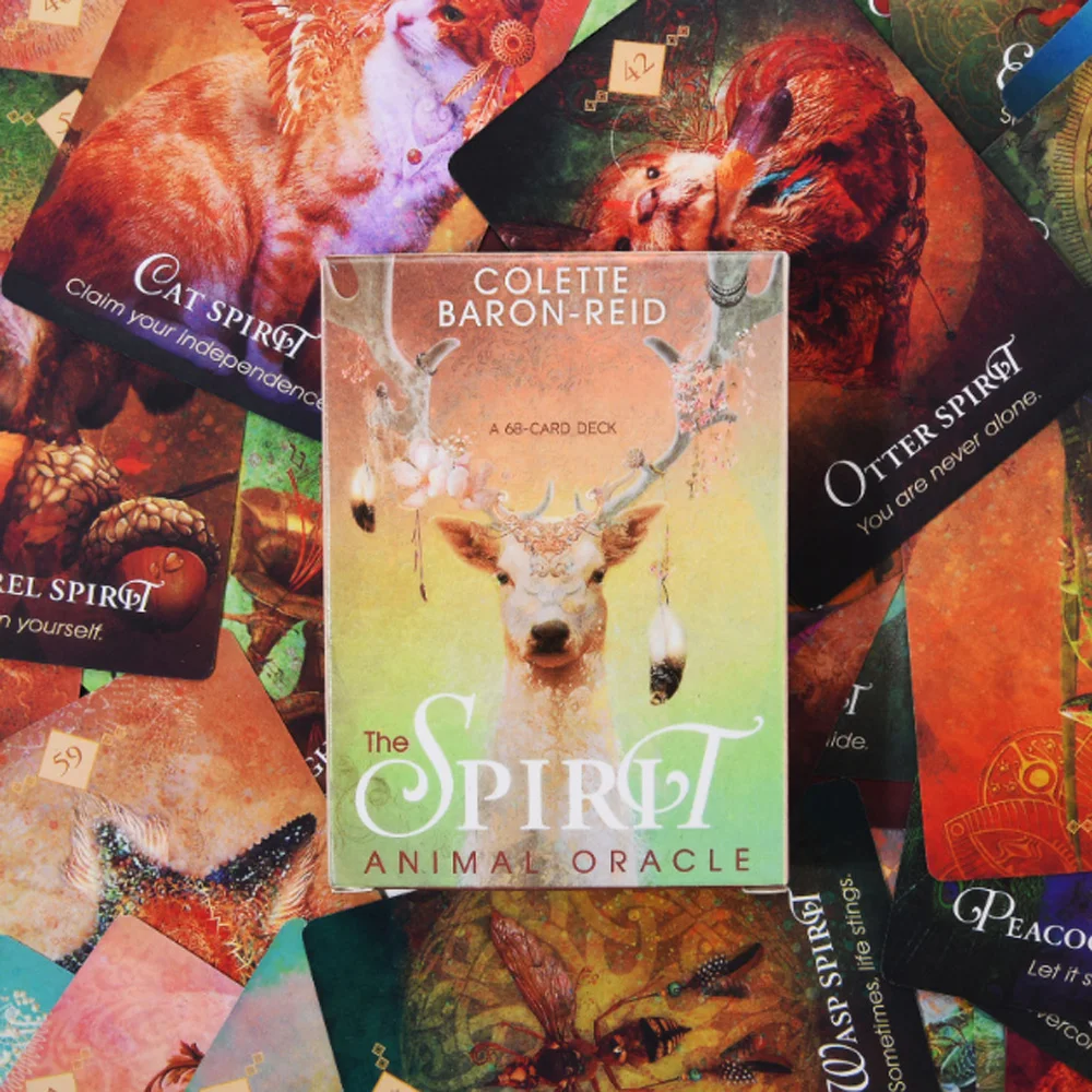 The Animal Spirit Oracle Tarot Cards английская версия гадание fate игральные карты, настольные игры для взрослых детей семейные вечерние