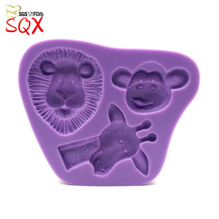Силиконовая форма в виде льва/обезьяны/жирафа | Дом и сад