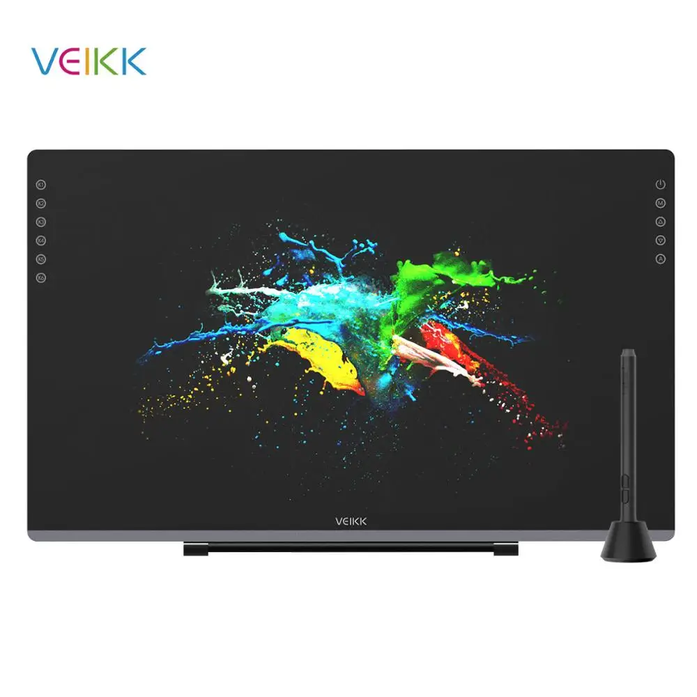 Veikk Vk2200 21.5 Inches 92%ntsc Graphic Drawing Tablet Monitor Pen Display  With Tilt-support Battery-free 8192 Pen Pressure - Digital Tablets -  AliExpress