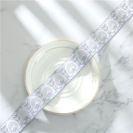 QGVLish 10M/Lot 6cm Wide Jacquard Ribbon Belt DIY Sewing Sofa Costumes Curtain Trims Embroidery Lace Trim Material Home Decor - Цвет: B