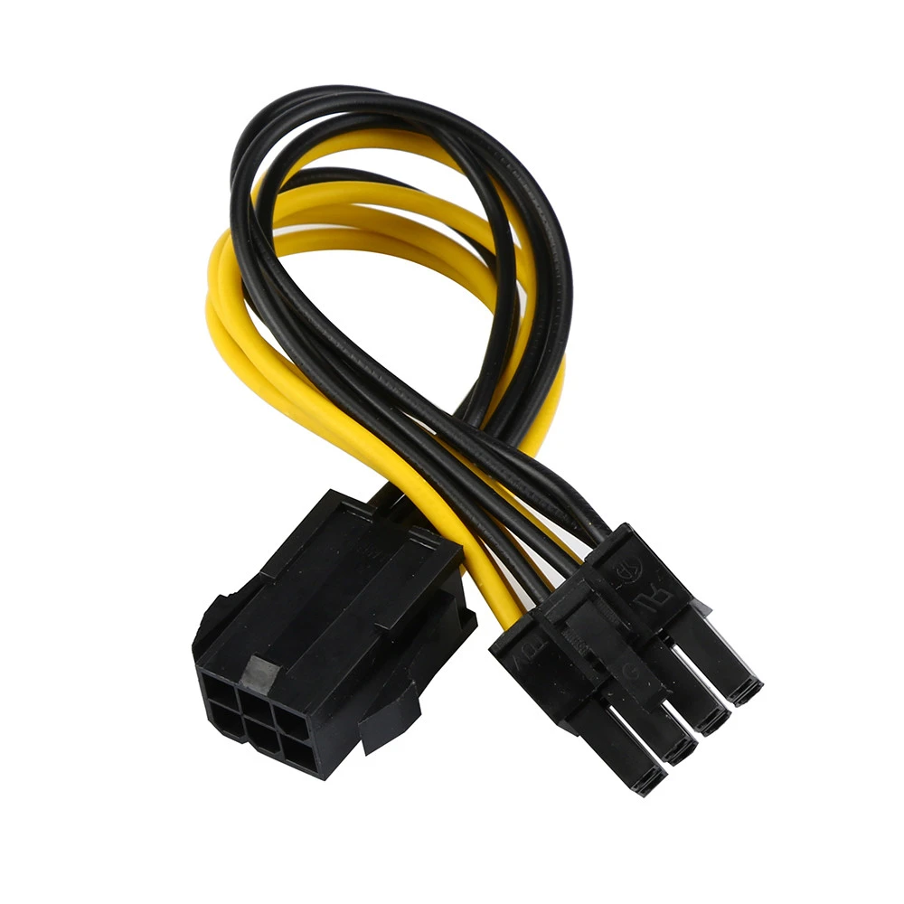 Lysee Data Cables CARPRIE 6-pin to 8-pin PCI Express Power Converter Cable for GPU Video Card PCIE PCI-E Laptop Audio Stereo Adapter Cables-L916 Lysee Data Cables CARPRIE 6-pin to 8-pin PCI Express Power Converter Cable for GPU Video Card PCIE PCI-E Laptop Audio Stereo Adapter Cables-L916