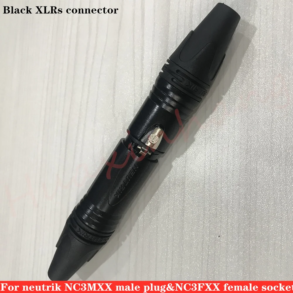 60 шт./лот для NEUTRIK бренд разъем 30 шт. NC3MXX и NC3FXX мужской femelle Un ансамбль 3 Broches черный