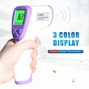 

Non-contact body thermometer Forehead Digital Infrared Thermometer Portable Non-contact Termometro Adult Temperature Sensor