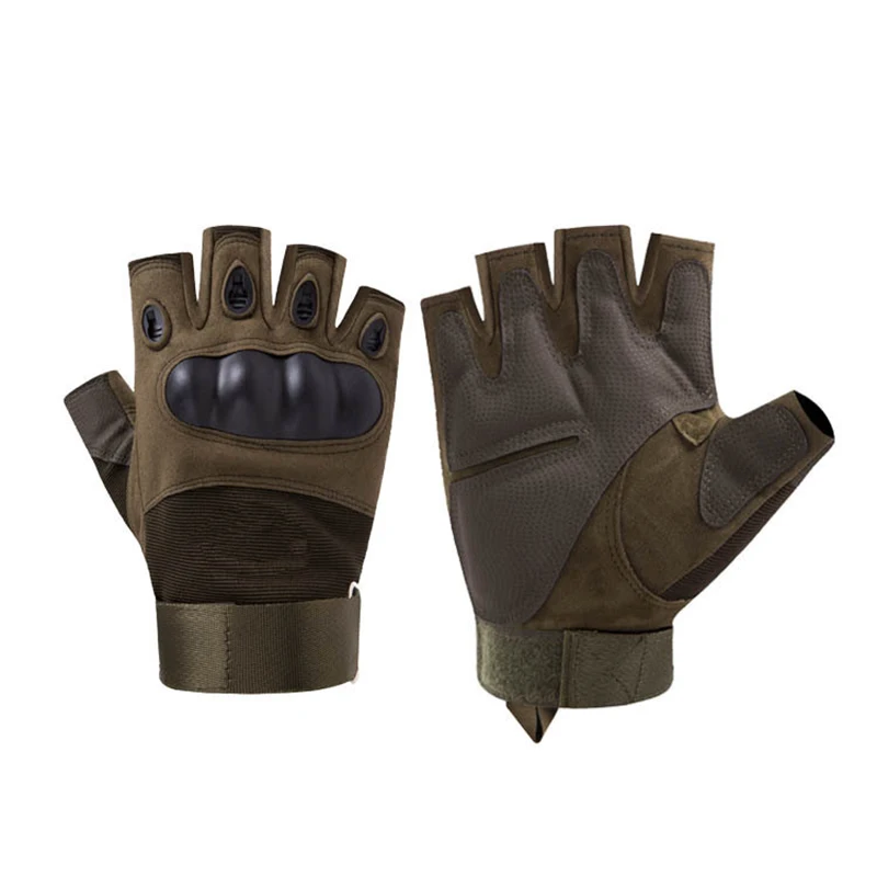 Half Finger Men's Gloves Military Tactical Outdoor Sports Shooting Hunting Cycling Motorcycle Fingerless Mittens | Спорт и