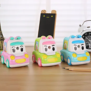 

1PC Pencil Sharpener Hand Shake Fully Automatic Pencil Sharpener Primary School Students Cartoon Cute Creativity Convenient