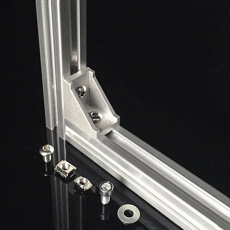 100 kits perfil de aluminio Steck conector set de la serie 2020 para alumin a6g1 