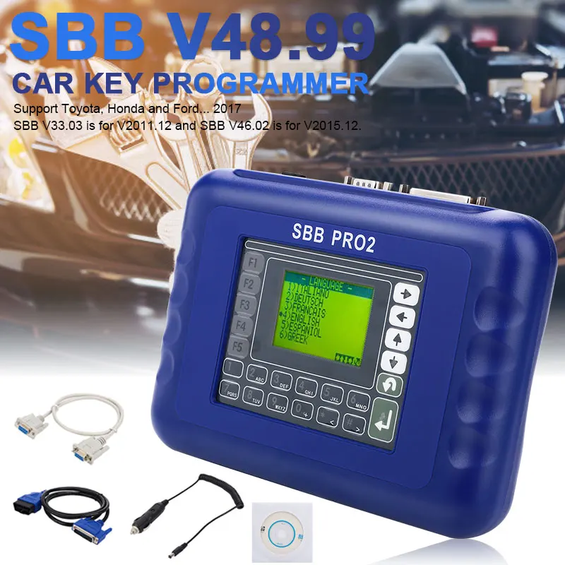 Sbb Pro2 V48.99 Key Programmer Supports G Chip Without Token Limit Multi-Language Car Key Programmer with CD Scanner Sbb Pro2 V48.99 Key Programmer Supports G Chip Without Token Limit Multi-Language Car Key Programmer with CD Scanner