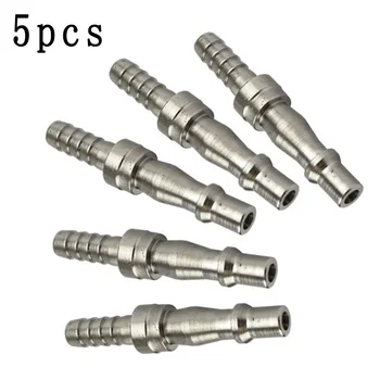 

5pcs Connector Fittings Air Line PCL to Hose Barb Quick release For 8mm 5/16inch