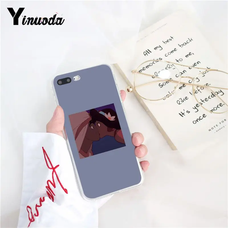 A10 Yinuoda Аладдин Принцесса Жасмин чехол мягкий чехол для телефона для iPhone X XS MAX 6 6S 7 7plus 8 8Plus 5 5S XR 11 Pro Max - Цвет: A10