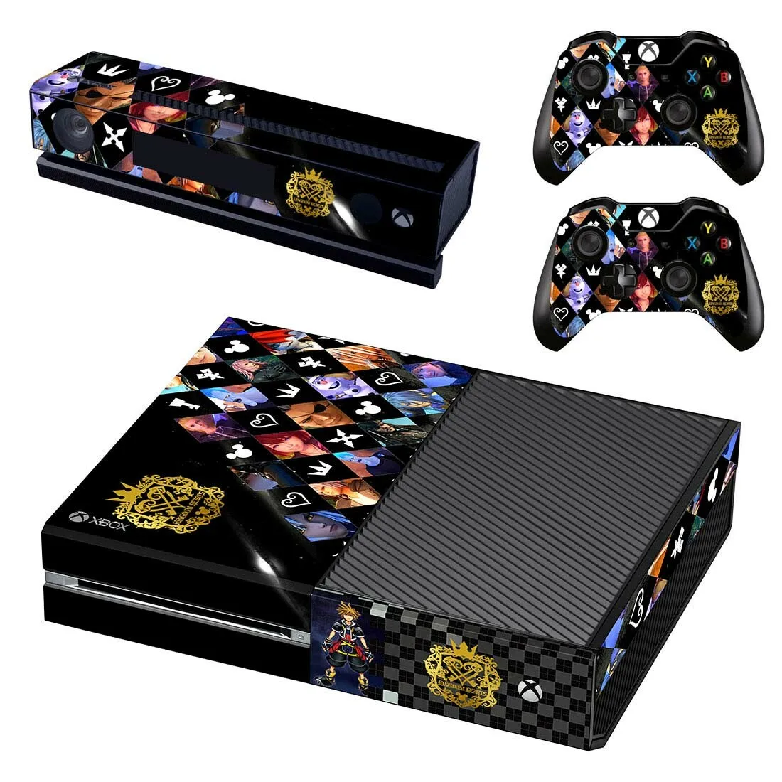 Kingdom Hearts 3 наклейки s для xbox one наклейки на кожу стикеры Adesivo для xbox one консоль Kinect два контроллера шкуры