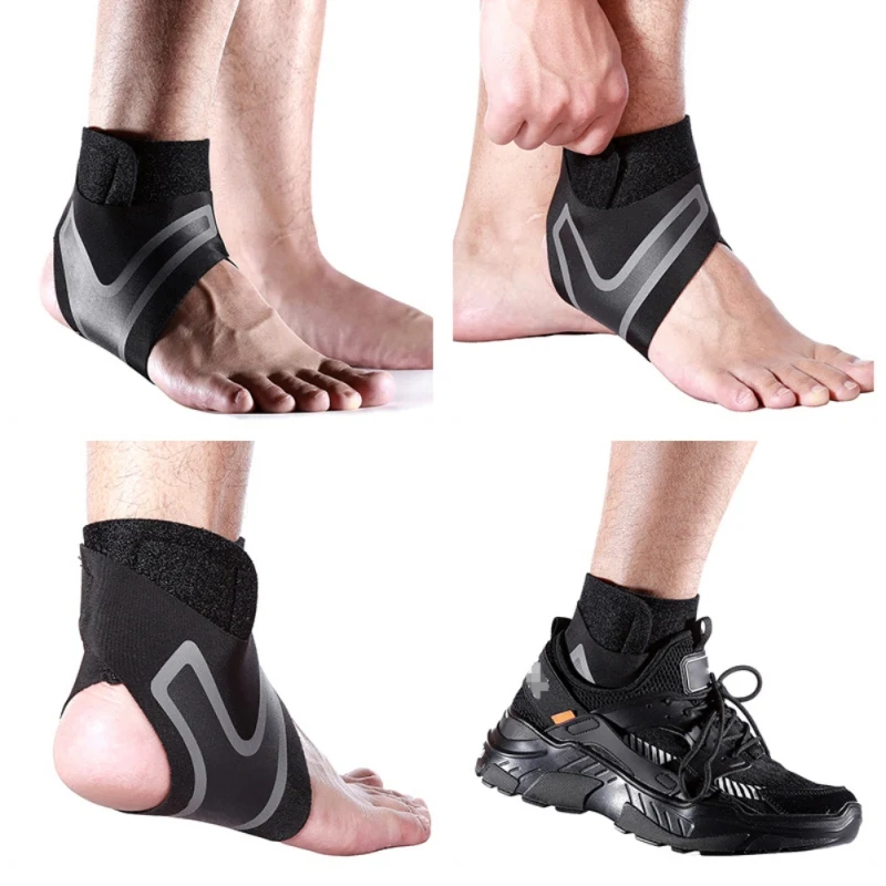 Sports Ankle Protector Pressure Sleeve unisex Thin Joint Sprain Prevention Foot Sprain Basketball Running Ankle Support Brace