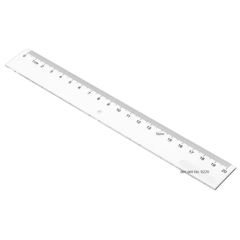 Plastic Ruler 20/30/40/50/60cm Multi-specification Ruler Student Office Drawing Straight Measurement Tools