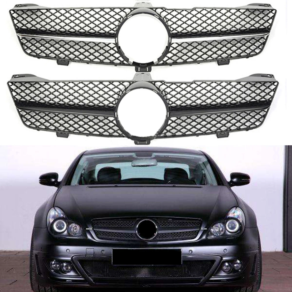 Передняя решетка для гоночного центра передний бампер Mercedes Benz W219 CLS Class 2008 2009 2010 AMG