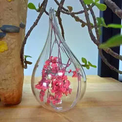 3 шт. пластиковая прозрачная Конфета в форме капли воды Рождественский шар вечный цветок шар Рождественские Свадебные украшения